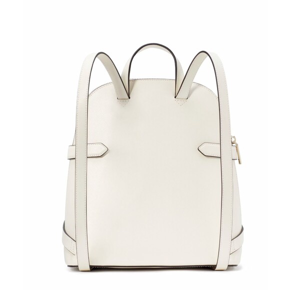 New Kate Spade Staci Saffiano Leather Dome Backpack Meringue - Picture 3 of 5